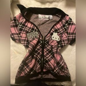 Hello Kitty x Forever 21 Pink and Black Top